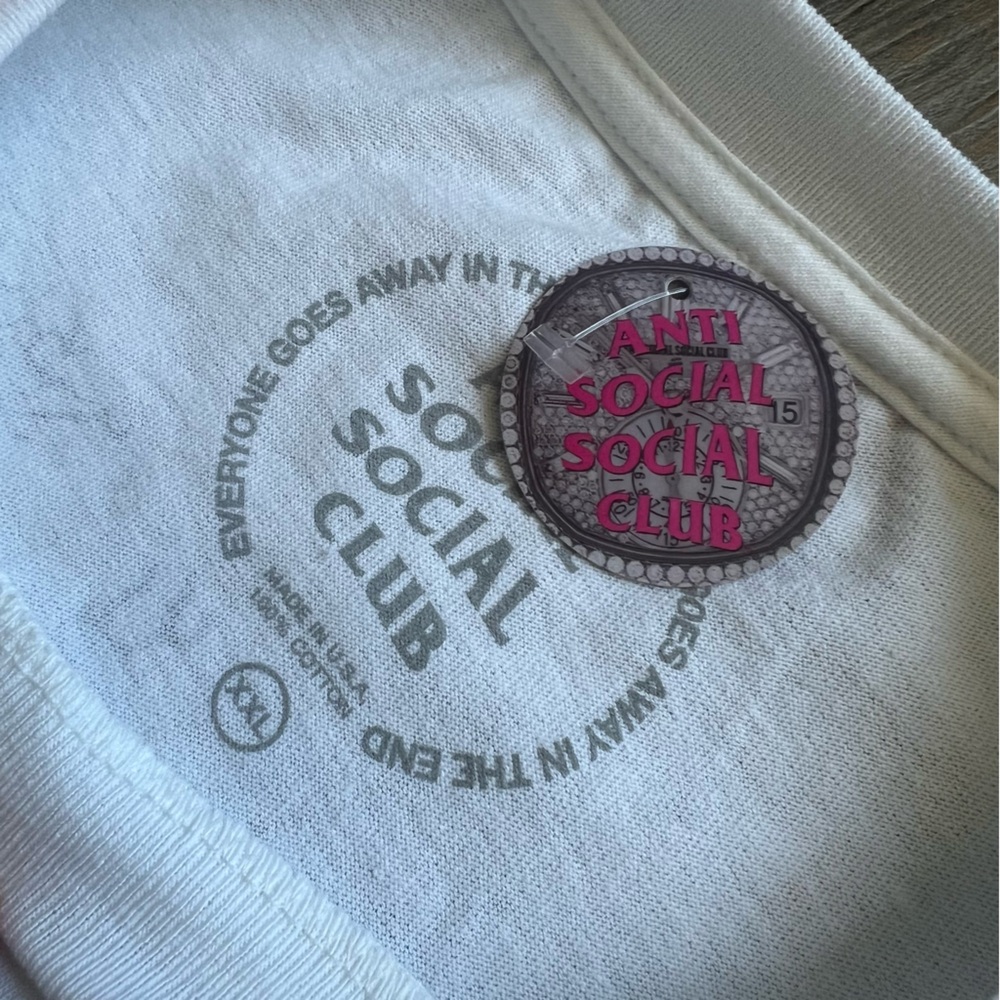 NWT Anti Social Social Club 99 Retro IV tee - Picture 9 of 12